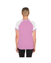 New Era Women's Light Pink Atlanta Braves Gameday V-Neck T-Shirt