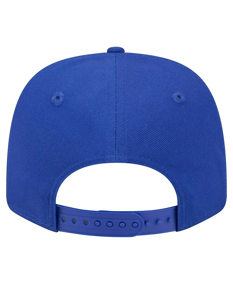 New Era Men's Blue New York Knicks Wordmark Rope 9SEVENTY Adjustable Hat