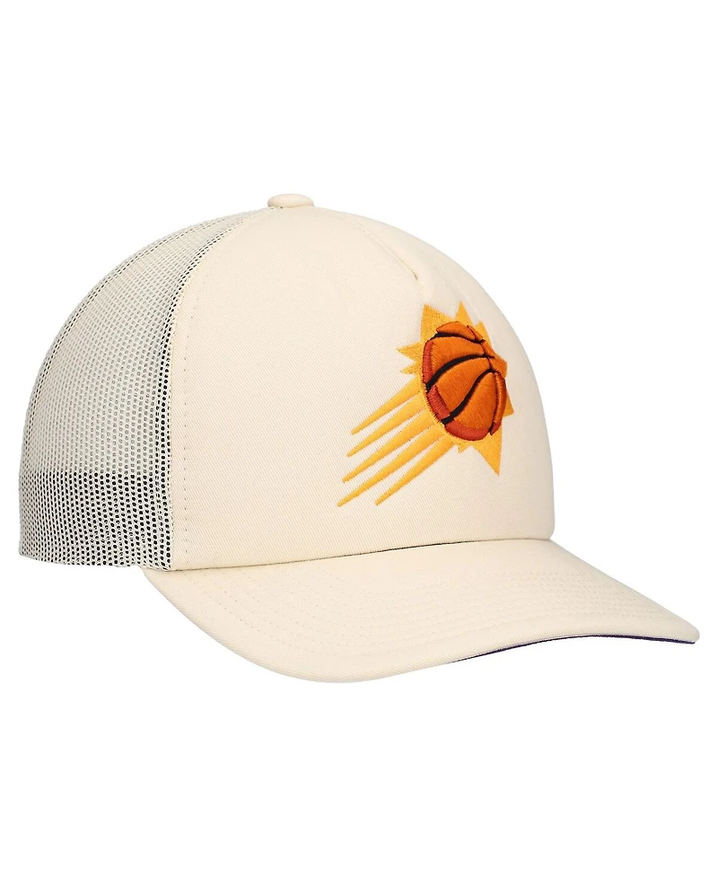 Mitchell & Ness Men's Cream Phoenix Suns Trucker Adjustable Hat