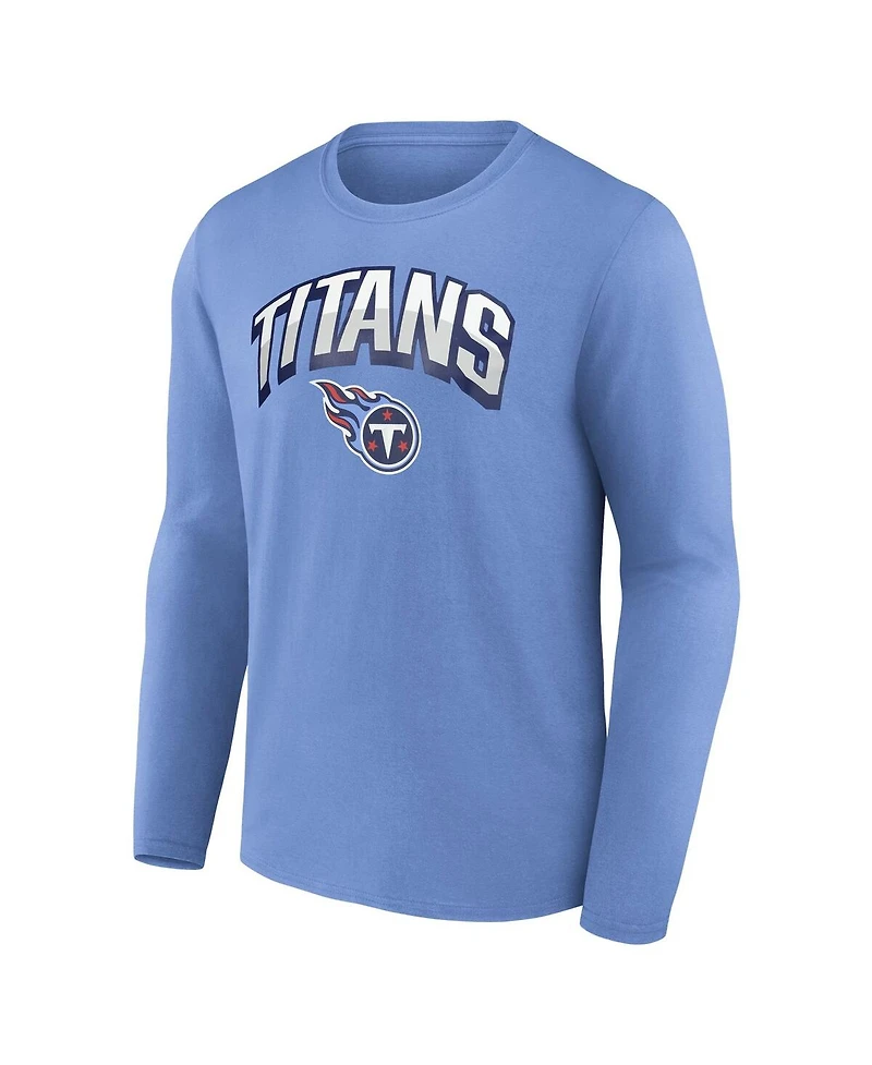 Fanatics Men's Light Blue Tennessee Titans Long Sleeve T-Shirt