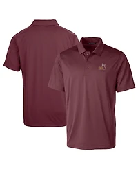 Cutter & Buck Men's Maroon Arizona State Sun Devils Team Logo Big Tall Prospect Textured Stretch Polo Shirt