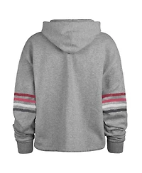 '47 Brand Women's Heather Gray Arizona Cardinals Upland Bennett Pullover Hoodie