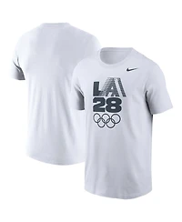 Nike Men's White LA28 Summer Olympics Performance T-Shirt