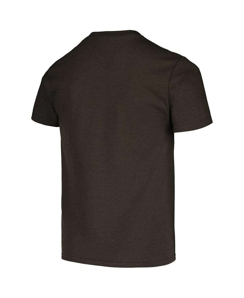 Soft As A Grape Big Boys and Girls Brown San Diego Padres Cooperstown Collection T-Shirt