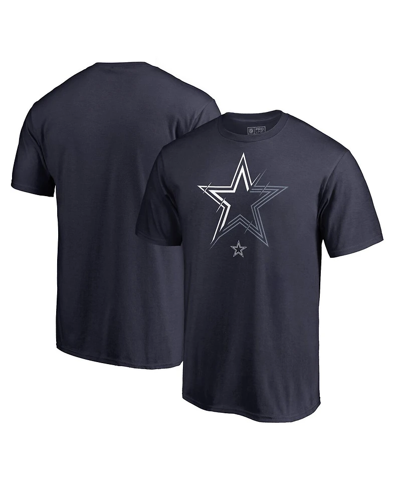 Fanatics Mto Label Men's Navy Dallas Cowboys X-Ray T-Shirt