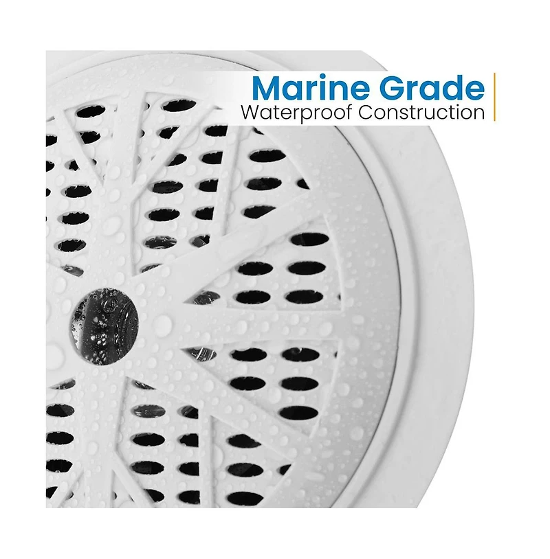 Pyle 4'' Waterproof Stereo Speaker System