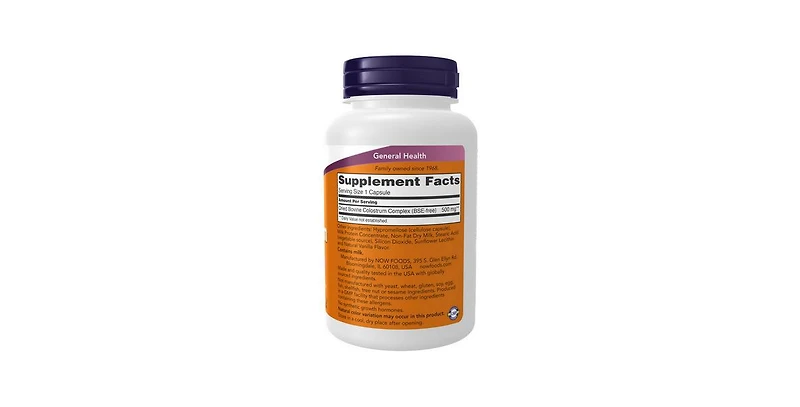 Now Foods Colostrum ,500 mg ,120 Caps
