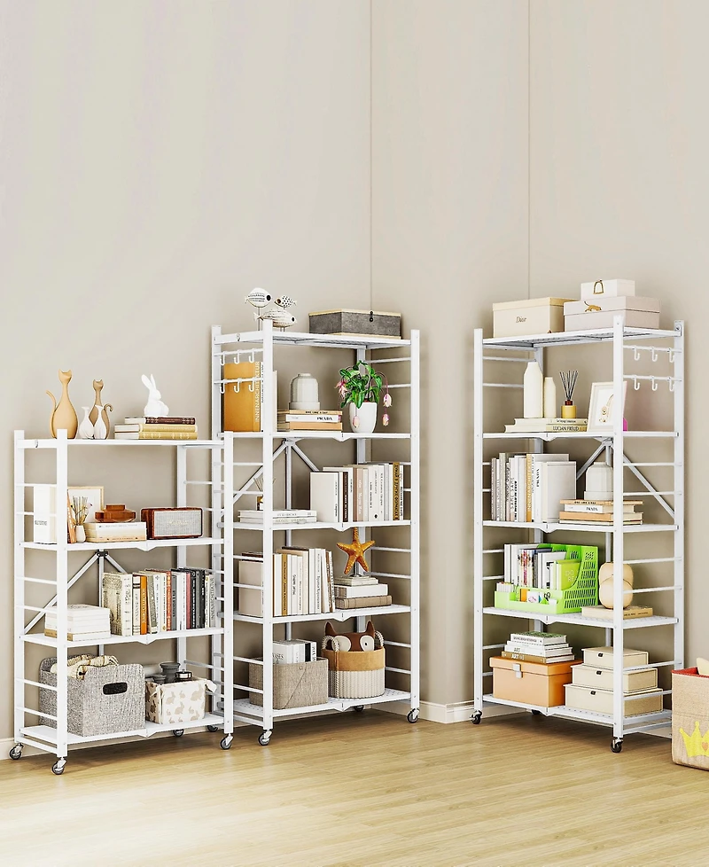 Sugift 5-Tier Foldable Storage Shelves