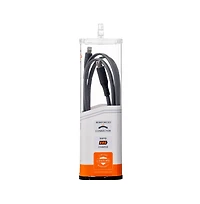 Ventev Flat Usb C to Apple Lightning High Speed Tangle-Free Foot Cable-Gray