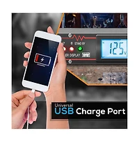 Pyle Power Sequence Controller - Pro Electronics Power Supply Conditioner Sequencer with Lcd Display, Usb Power Charge, Rack Mountable