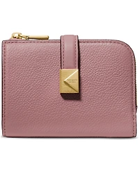 kate spade new york Deco Pebbled Leather Small Compact Wallet
