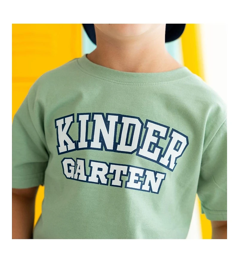 Sweet Wink Toddler Boys Kindergarten Varsity Short Sleeve T-Shirt