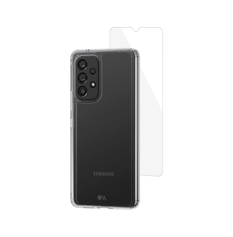 Case-Mate Protection Pack Tough Case and Glass Screen Protector for Samsung Galaxy A53 5G-Clear
