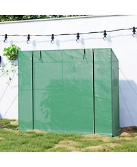 Outsunny Portable house Small House, 6.6' x 2.5' 5.6',