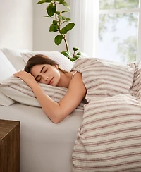 Madison Park Etta Striped 3-Pc. Duvet Cover Set