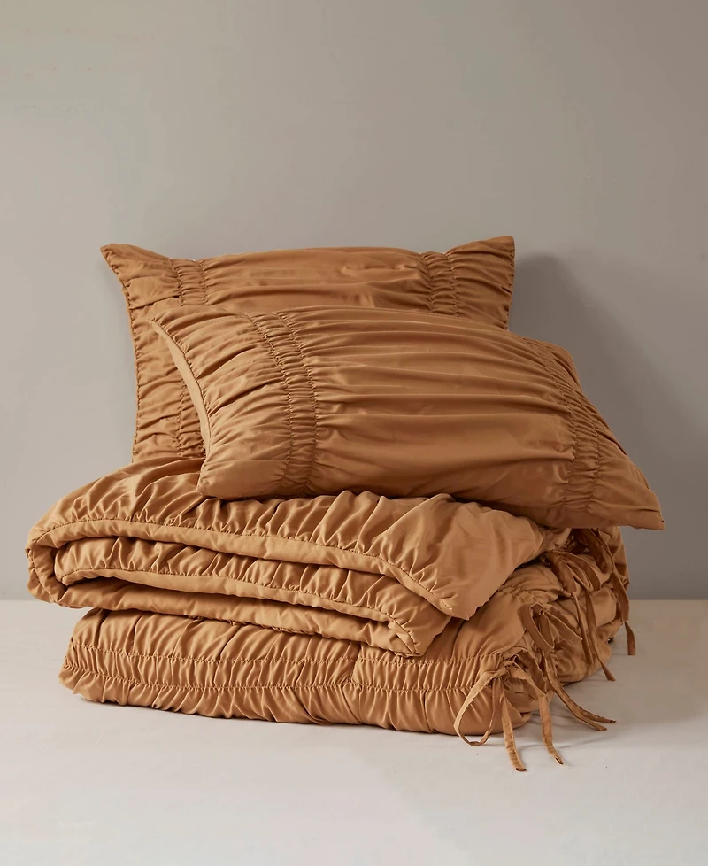 510 Design Mia Ruched -Pc. Comforter Set