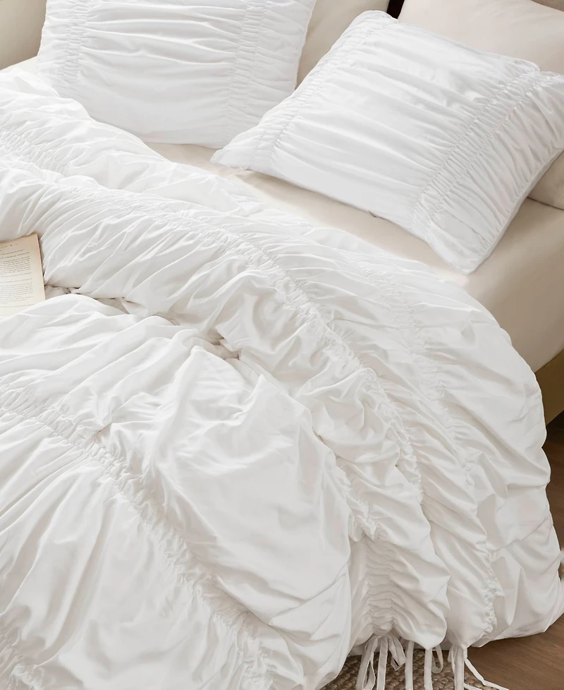 510 Design Mia Ruched 3-Pc. Comforter Set, King