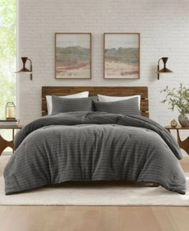 Woolrich Lyon Waffle Washed Comforter Sets