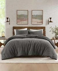Woolrich Lyon Waffle Washed Comforter Sets