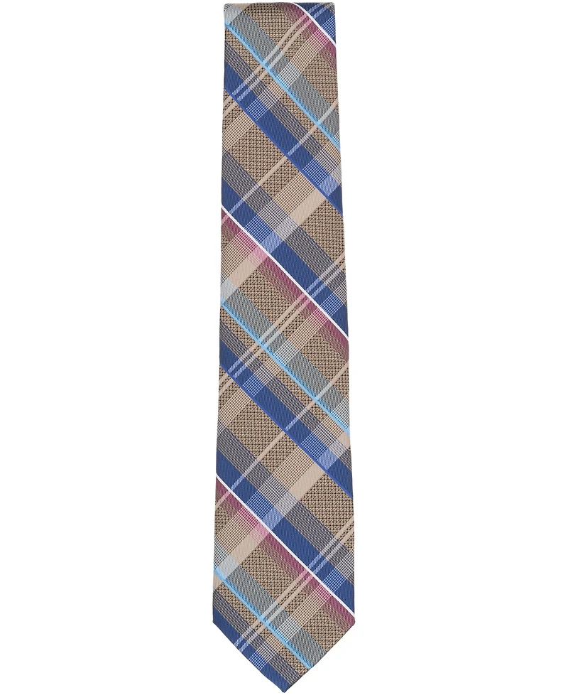 Perry Ellis Portfolio Men's Brody Plaid Pattern Classic Tie