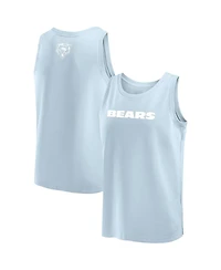 Fanatics Men's Light Blue Chicago Bears Elements Tank Top