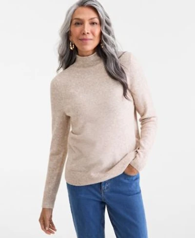 Style Co Womens Luxsoft Mock Neck Sweater Macys Exclusive