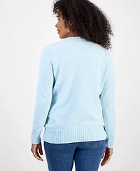 Style & Co Women's Chenille Crewneck Sweater, Macy's Exclusive