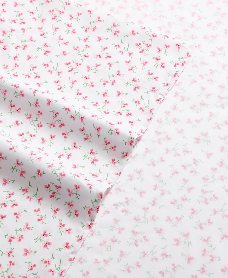 Betsey Johnson Silky Microfiber Printed -Pc. Sheet Set