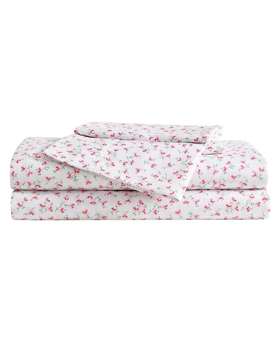 Betsey Johnson Silky Microfiber Printed -Pc. Sheet Set