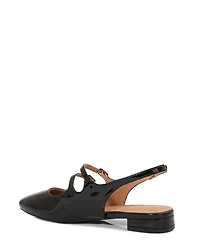 Berness Rosalie Double-Strap Mary Jane Flats