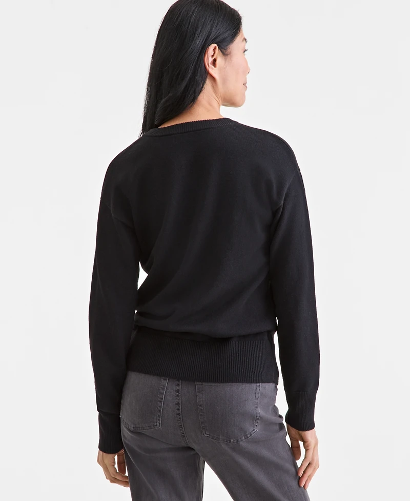 Style & Co Women's Henley Sweater, Macy's Exclusive