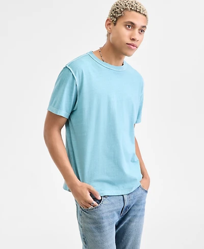 Sun + Stone Men's Inside Out Regular-Fit T-Shirt