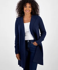 Style & Co Women's Hooded Open-Front Cardigan, Macy's Exclusive
