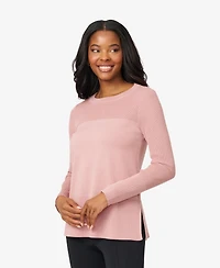 Melissa Paige Women's Boat Neck Ribbed Sweater