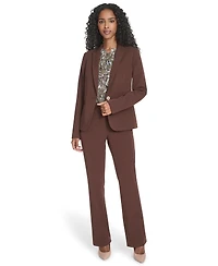 Tommy Hilfiger Women's Flex Solid Twill One Button Blazer