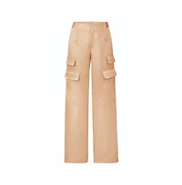 The Noli Shop Women's Milan Satin Cargo Pant