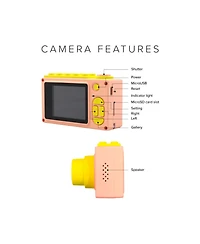 myFirst Camera 2 () Kids Action Camera with IPX8 Waterproof & Shockproof Case, 1080p Video 8MP Photo, Tripod Mount, Action Camera for Swimming