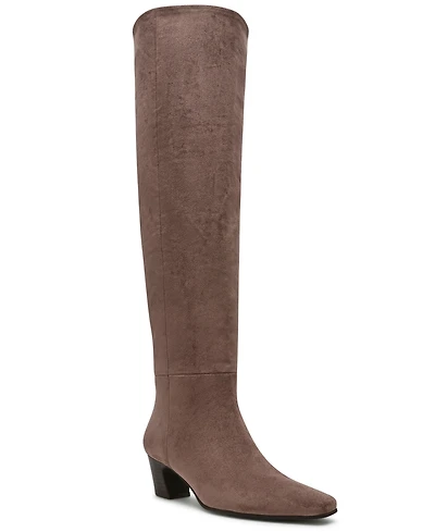 Dv Dolce Vita Women's Stryker Wide-Calf Over-the-Knee Pull On Heeled Boots
