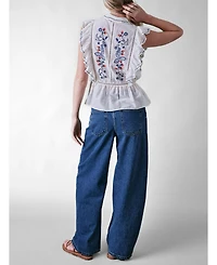 Cape Cove Women's Wild Strawberry Silk Blend Blouse