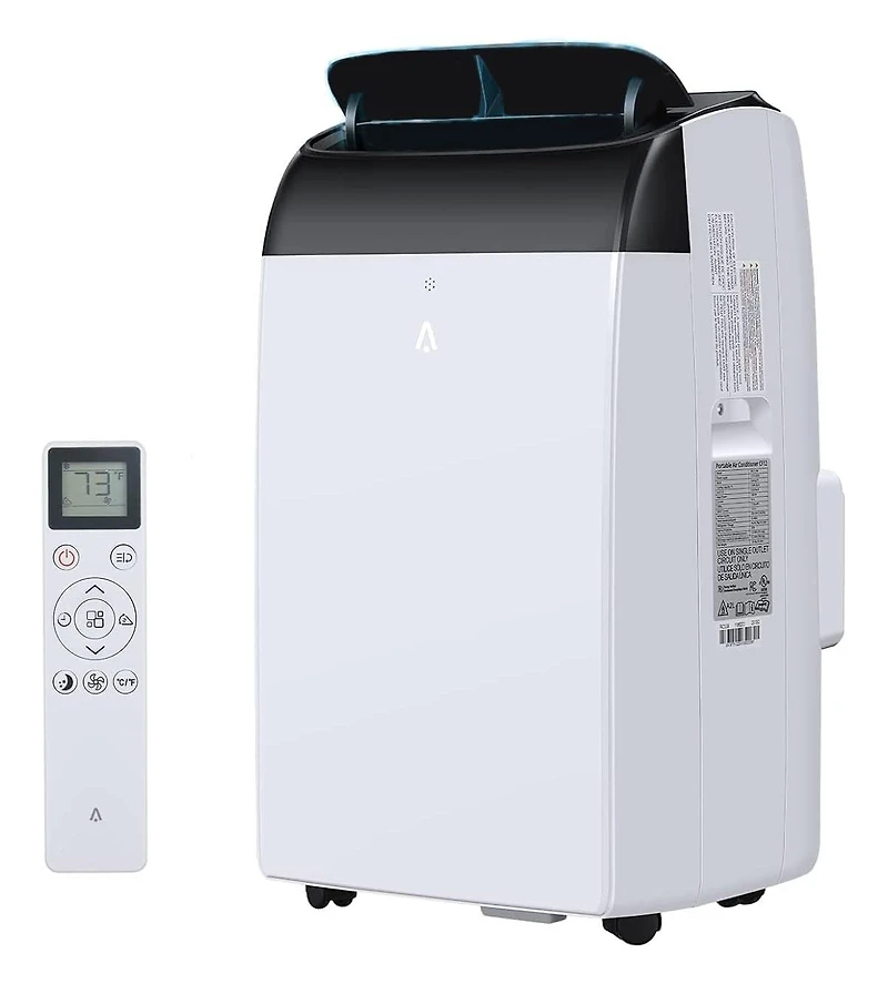 gaomon 12,000 Btu Portable Ac - Quiet Operation, Dehumidifier & Fan, Remote Control, Black Cover, Cools Rooms up to 550 Sq. Ft