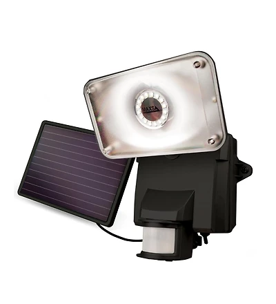 Maxsa Innovations Solar-powered Led Security Floodlight - Black