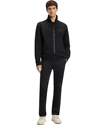 Boss by Hugo Men's Logo Badge Zip-Up Sweatshirt
