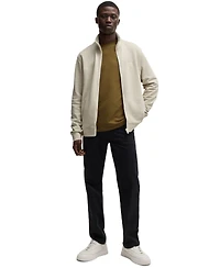 Boss by Hugo Men's Logo Badge Zip-Up Sweatshirt