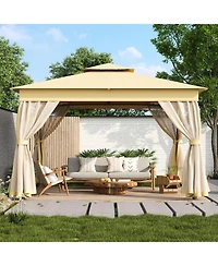 Streamdale Furniture 10x12 Outdoor Gazebo Tent with Netting