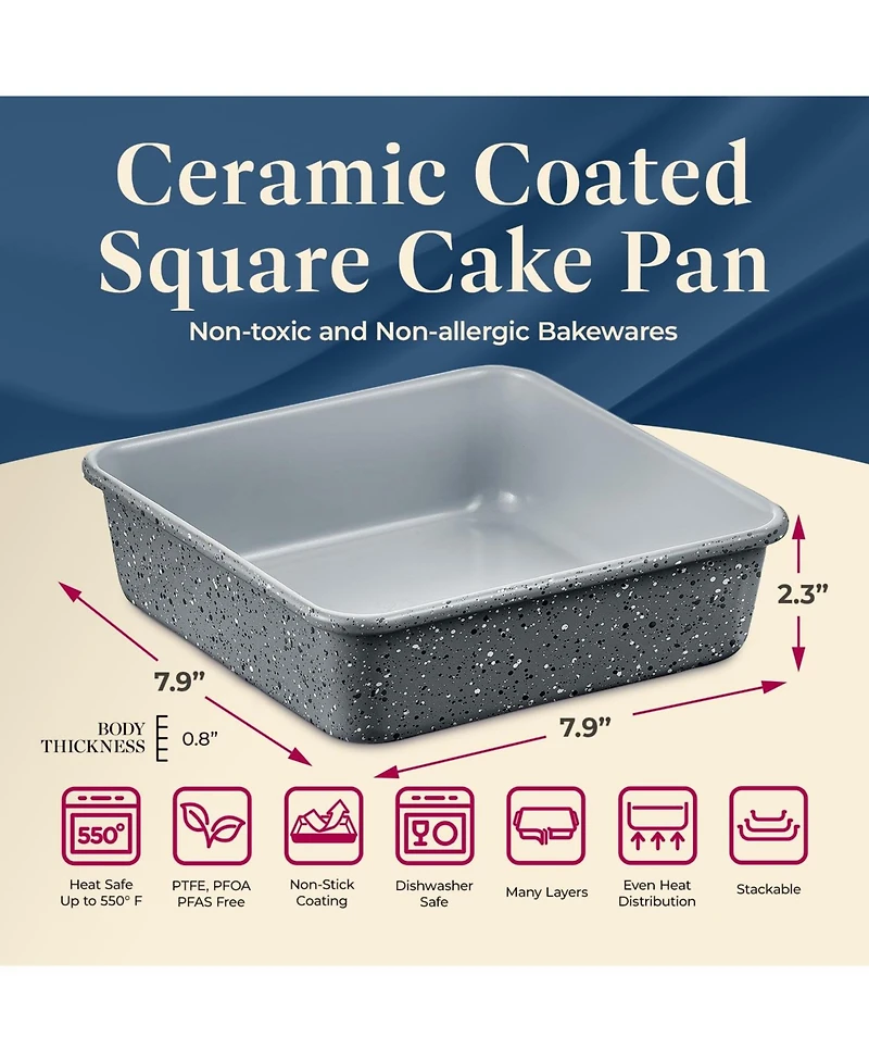 Bakken- Swiss Square Cake Pan
