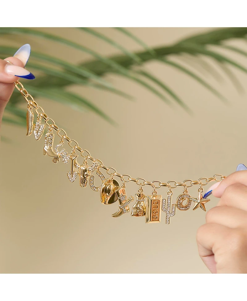 Jessica Simpson 20th Anniversary Mixed Charm Bracelet