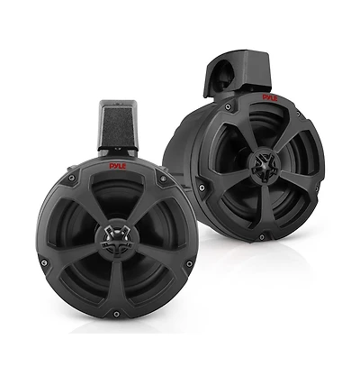 Pyle 6.5'' Water-Resistant Marine / Off-Road Speakers, Utv PowerSport System (1200W) Pair