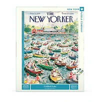 New York Puzzle Company Gridlock Lake 1500 Piece Puzzle
