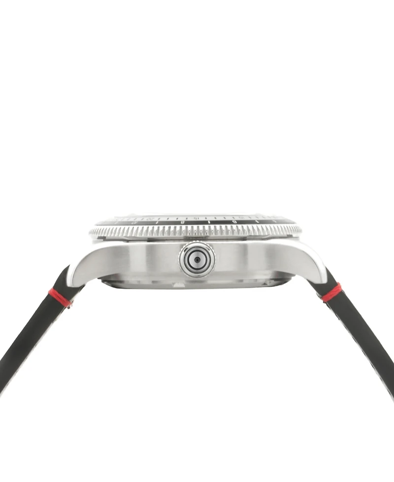 Avi-8 Men's Flyboy Black Leather Strap Watch