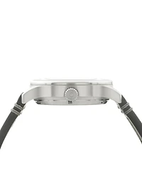 Avi-8 Men's Hawker Hurricane Black Leather Strap Watch, 43mm